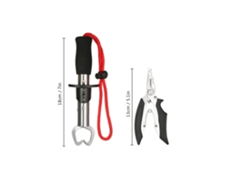Alicate de Pesca Multifuncional Lixada Aço Inox