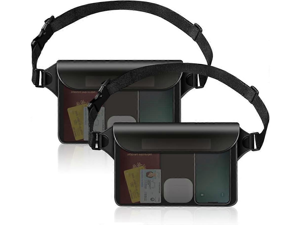Bolsa de Cintura AQUAFORGE impermeável porta garrafa para corrida, ciclismo, viagem