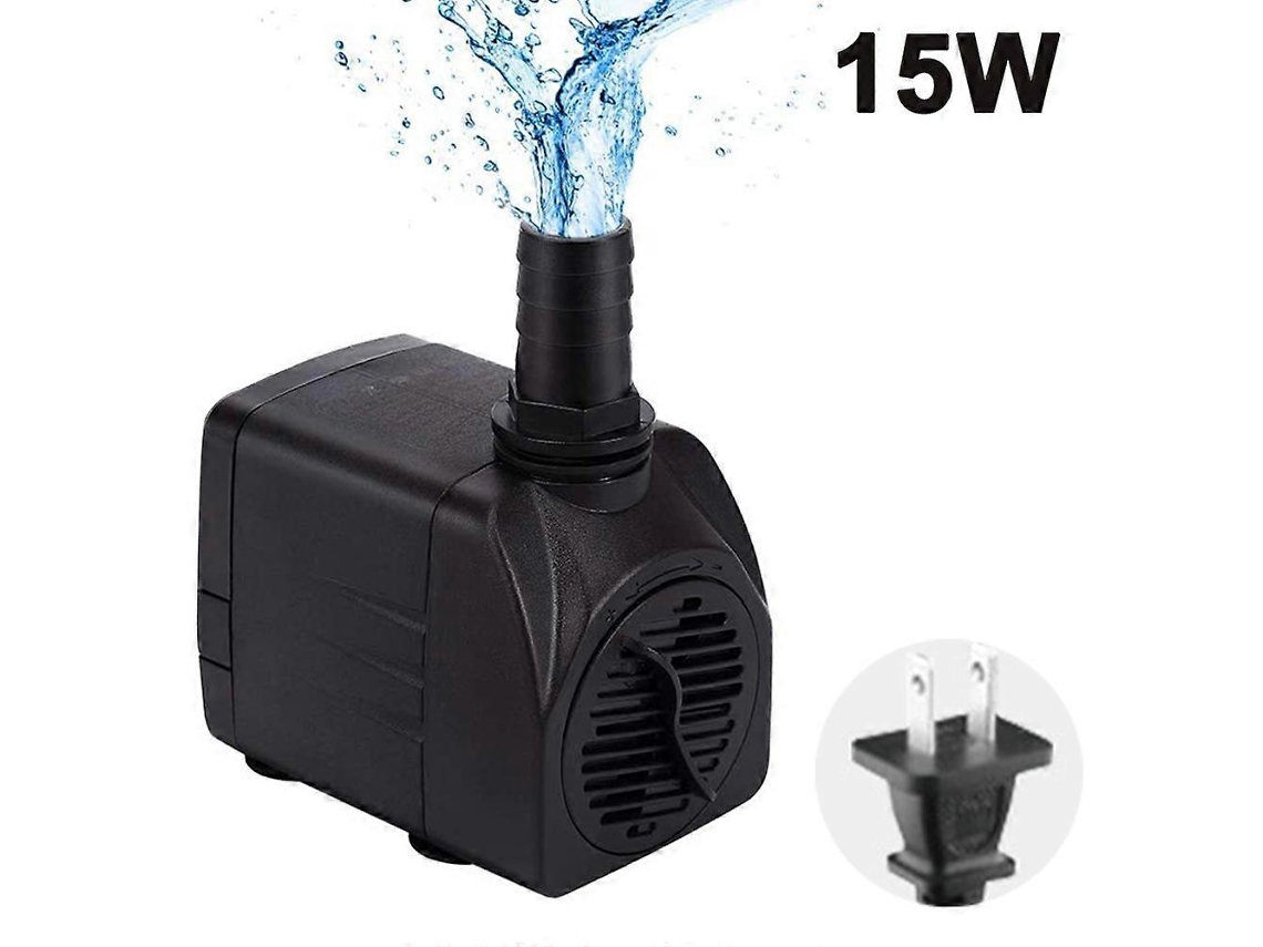 Rebe-bomba Submersível Ultra Silenciosa Com Alta Elevação, 3 Bocal Para Aquário, Estanque, Jardim Hidropônico E Fontes Tomada Americana 15w