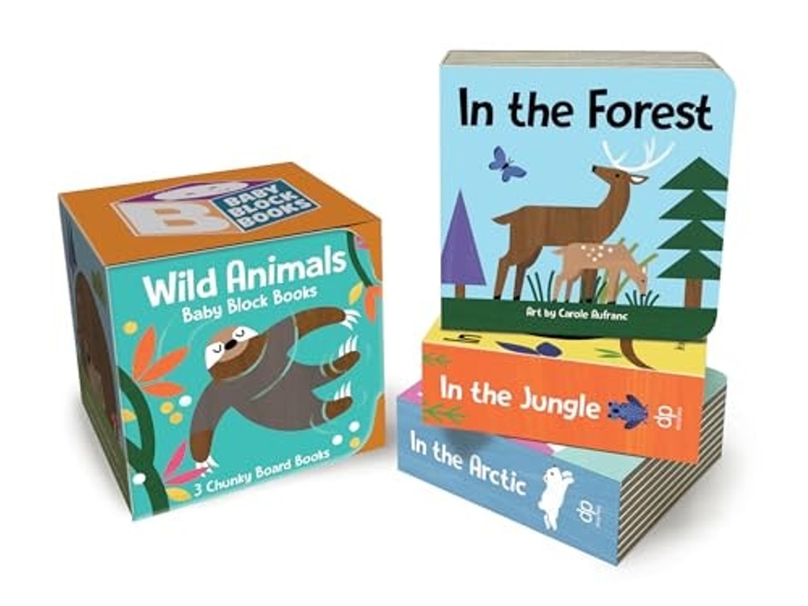Livro Baby Block Books Wild Animals de duopress labs (Inglês - Capa Dura)