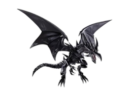 Figurinha De Ação Tamashii Nations Dragão Preto Com Olhos Vermelhos S.h.monsterarts 6 Anos Vermelho