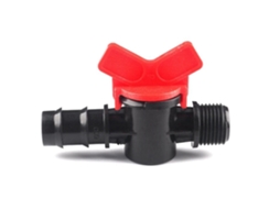 Vlvula De Interruptor Para Irrigao Por Gotejamento 16 Mm X 1/2?, Torneira De Passagem. A Vlvula Da Mangueira De Irrigao Feita De Plstico De Primfort