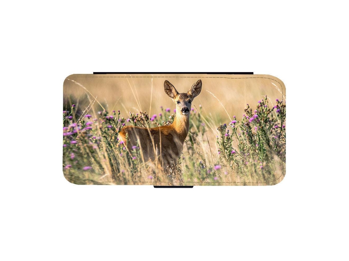 Capa Flip Para Iphone 17 Pro Com Estampa De Cervo
