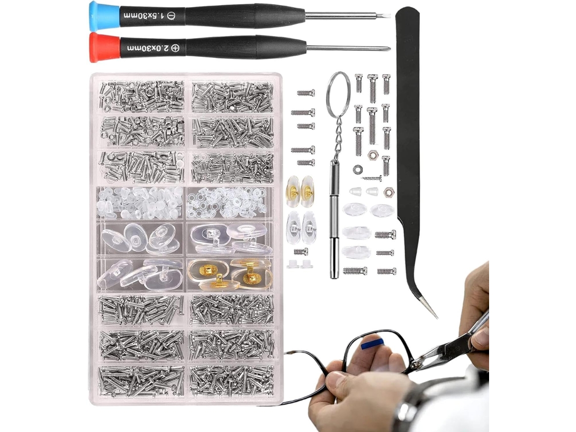 Kit De Reparo Óculos - Ferramenta Multiuso Para Parafusos