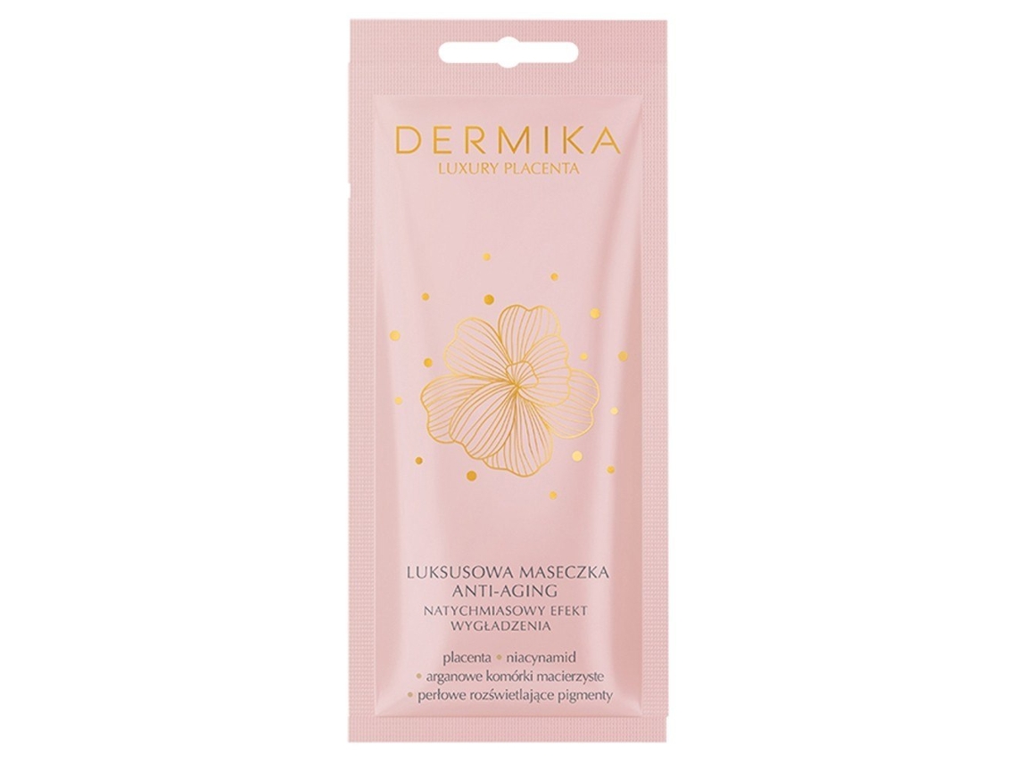 Luxo Placenta Máscara Anti Envelhecimento Para Suavização, 10ml Dermika