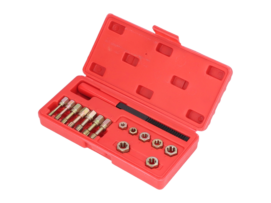 Kit De Ferramentas Laxiscreed Para Reparação De Fios E Restauro De Roscas