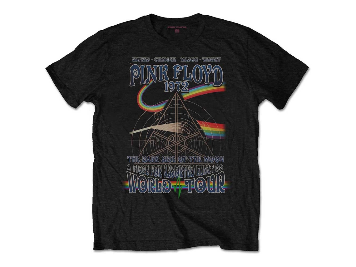 T-Shirt ROCK OFF Pink Floyd - Assorted Lunatics Preto (Tamanho: XL)