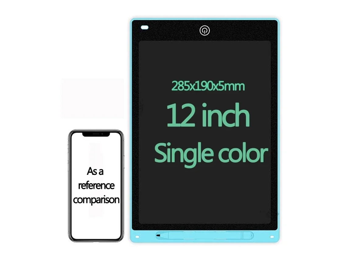 Tablet De Escrita Lcd 10 Polegadas Para Crianças Quadro Mágico Desenho, Bloco Rascunhos, Quadro Negro Grafite Aquaforge