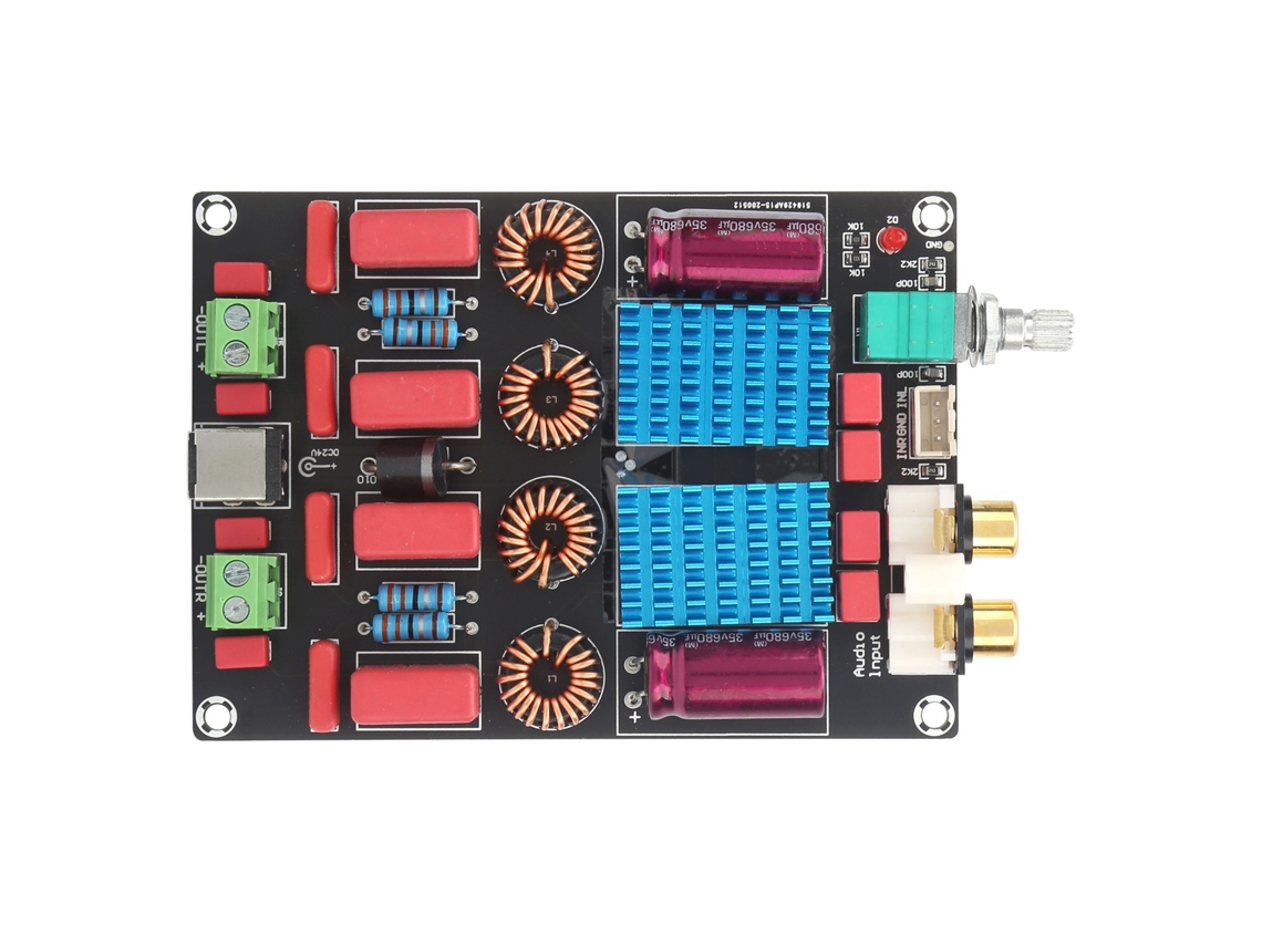 Laxiscreed Amplificador Digital De Potência 2x100w Para Som De Alta Qualidade