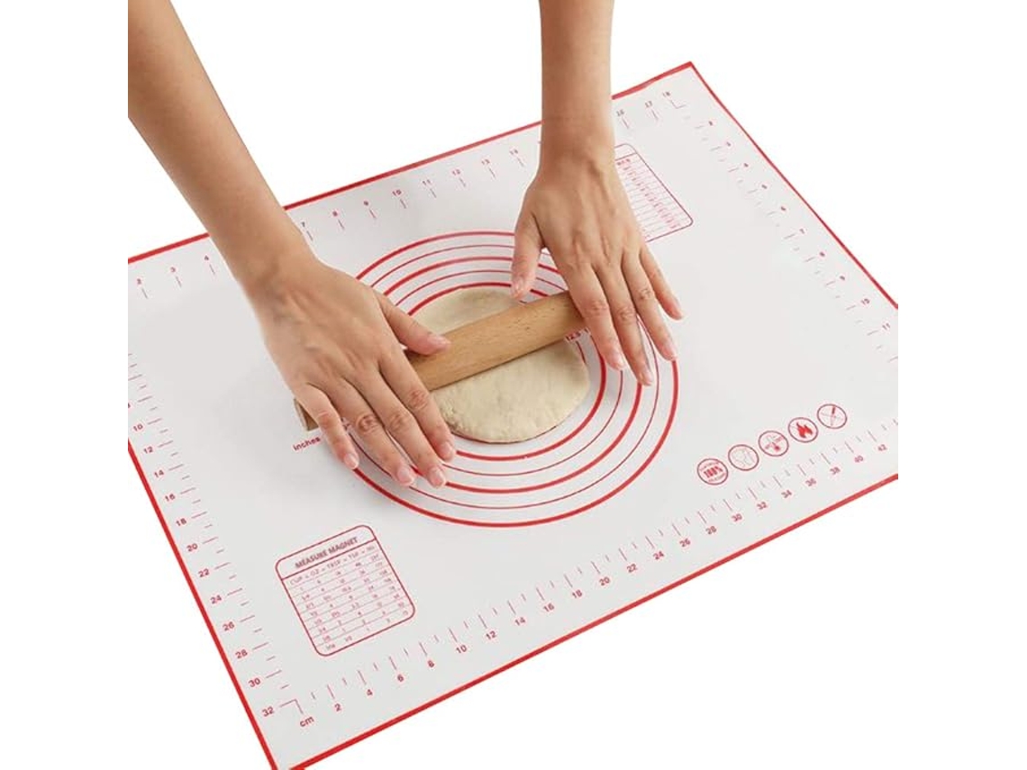 Tapete de Silicone para Cozinha, Pizza, Massa DUREFORWARD