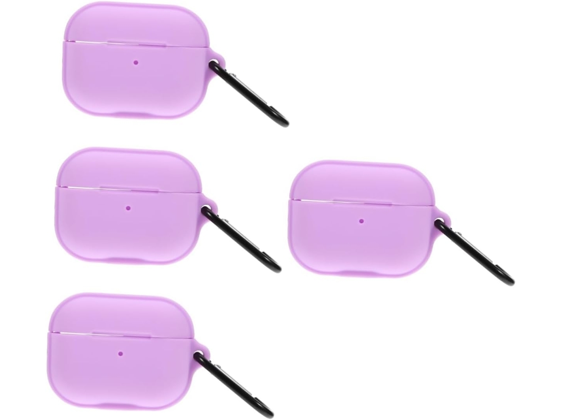 Estojo Magnético de 4 Peças para Fones de Ouvido Sem Fio Pro, Estojo de Silicone Prático SFUSHOS