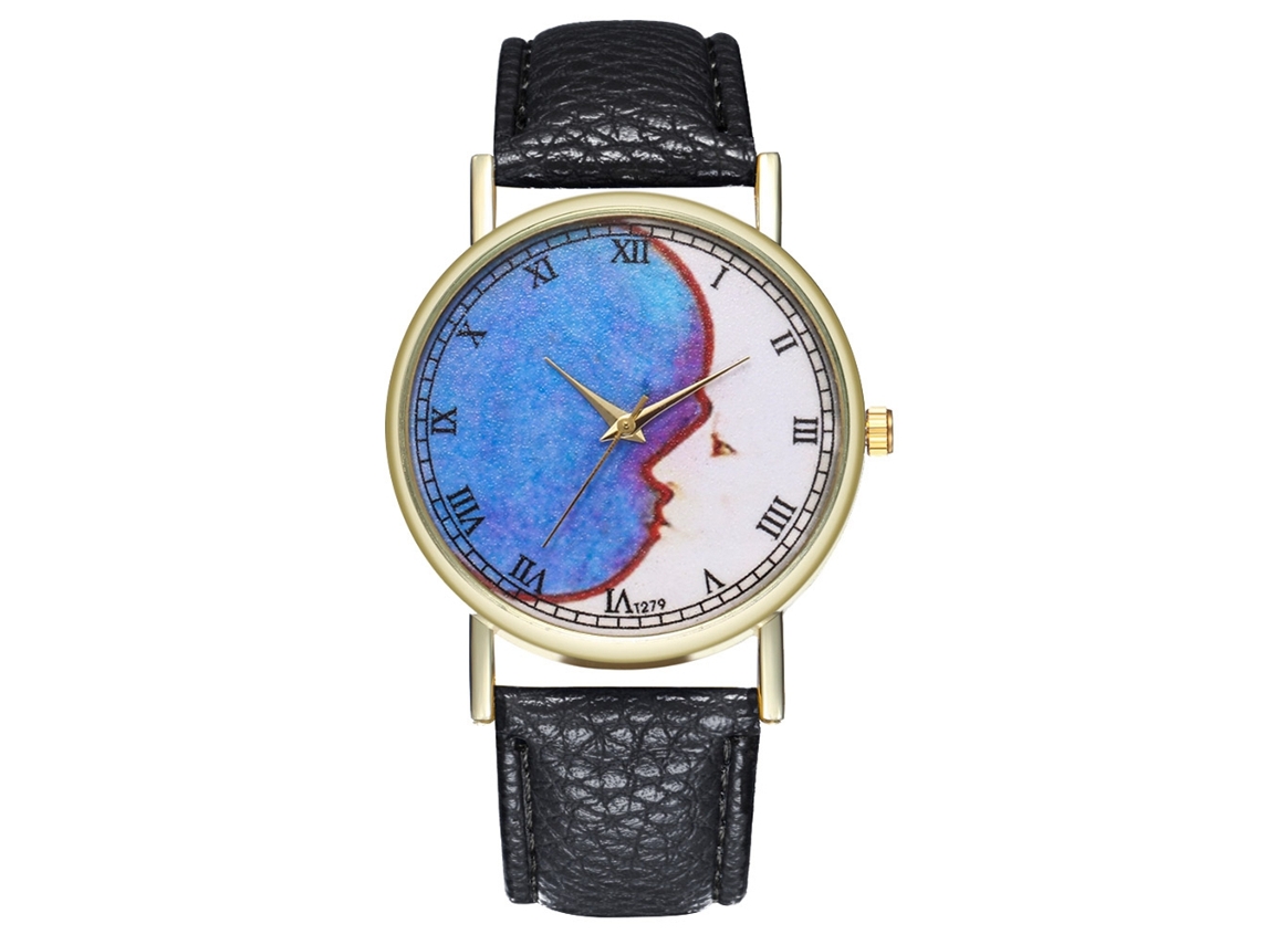 Reloj De Cuarzo Elegante Y Casual Unisex, Regalo De Moda (negro)