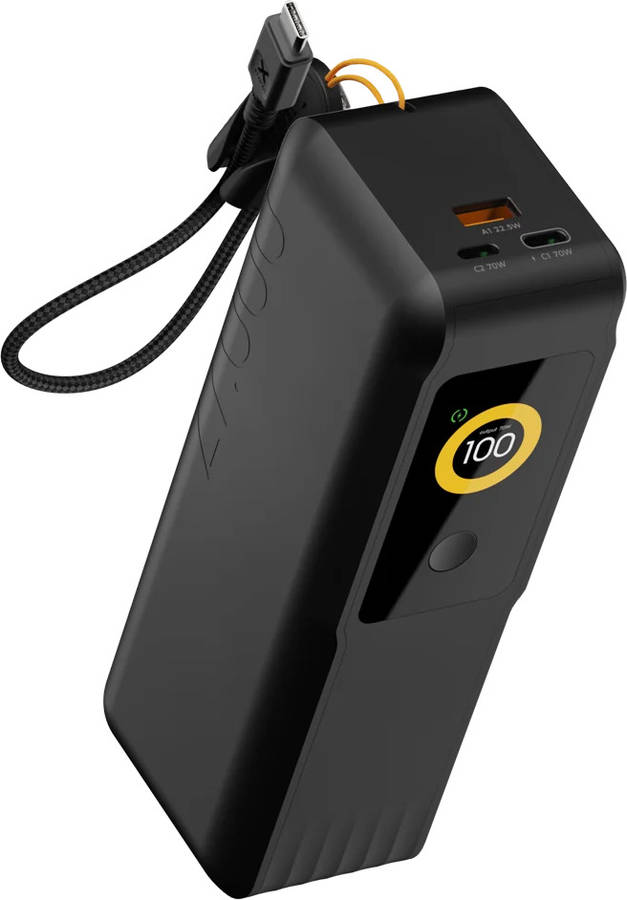 Powerbank XTORM 27k 2x USB-C 70W - USB-A 22 - 5W (Preto)