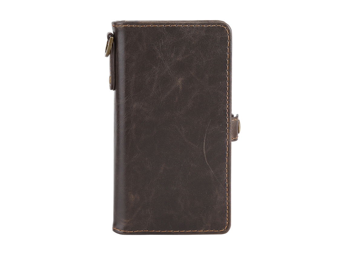 Capa Carteira Iphonex LAXISCREED Marrom