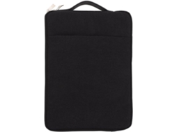 Bolsa/capa Para Laptop Em Jeans Preto Resistente À Abrasão