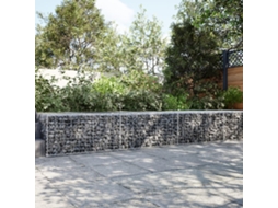 Vidaxl Cesto Gabião Com Cobertura 300x100x50 Cm Ferro Galvanizado