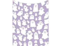 Manta Pequena Syjym Halloween em Flanela com Estampa Digital Confortável Macia e Quente de Dupla Face Ideal Pa