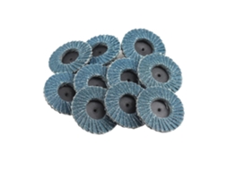 Conjunto De 10 20 Discos Lixa Planos 50mm 2 Polegadas Com Suporte Para Esmerilhadeira Angular Grão 40e 1 Disco