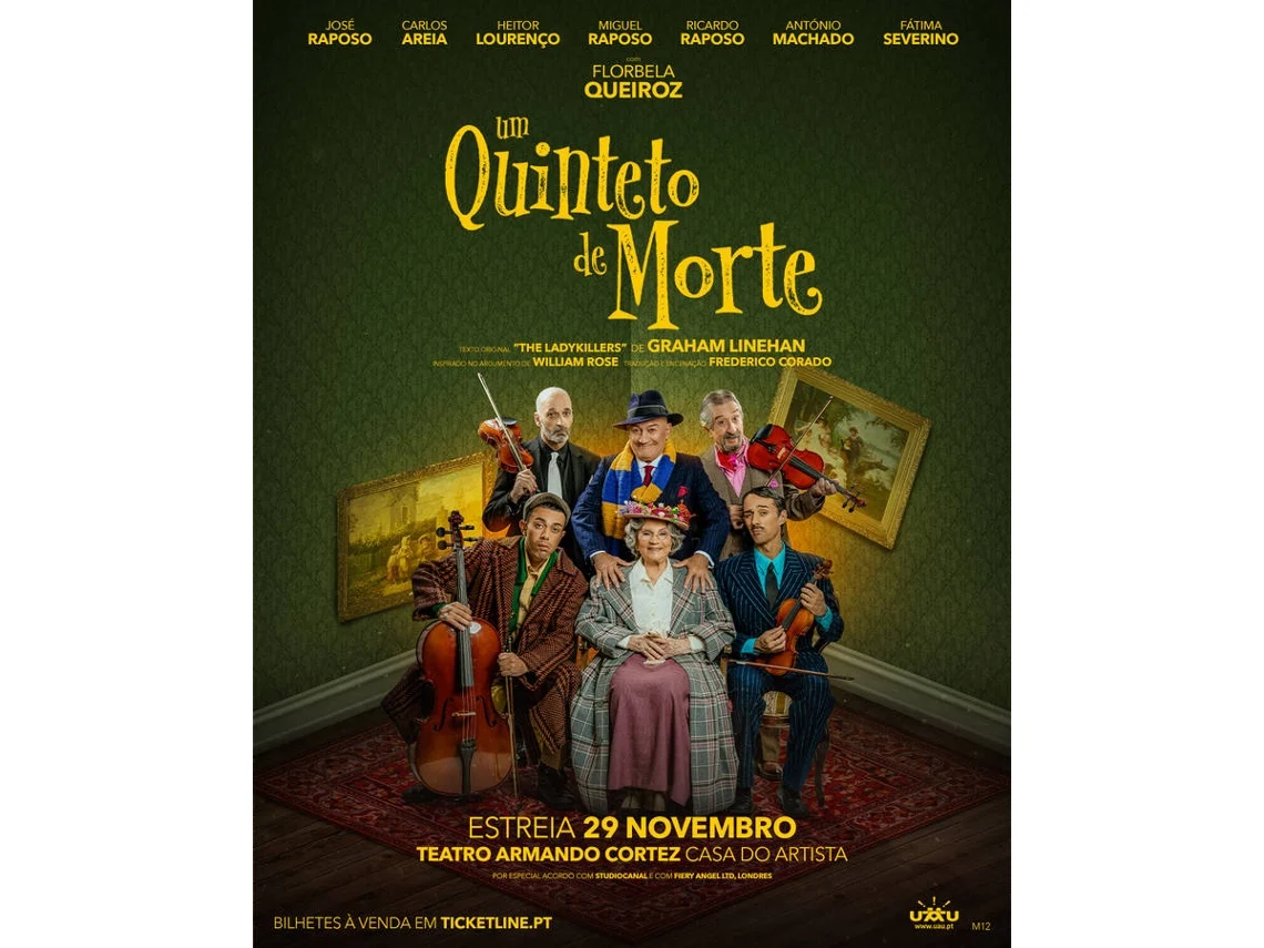 Bilhete UM QUINTETO DE MORTE|LISBOA
