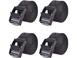Conjunto De 4 Fivelas Plástico Engate Rápido Para Prender Bagagem