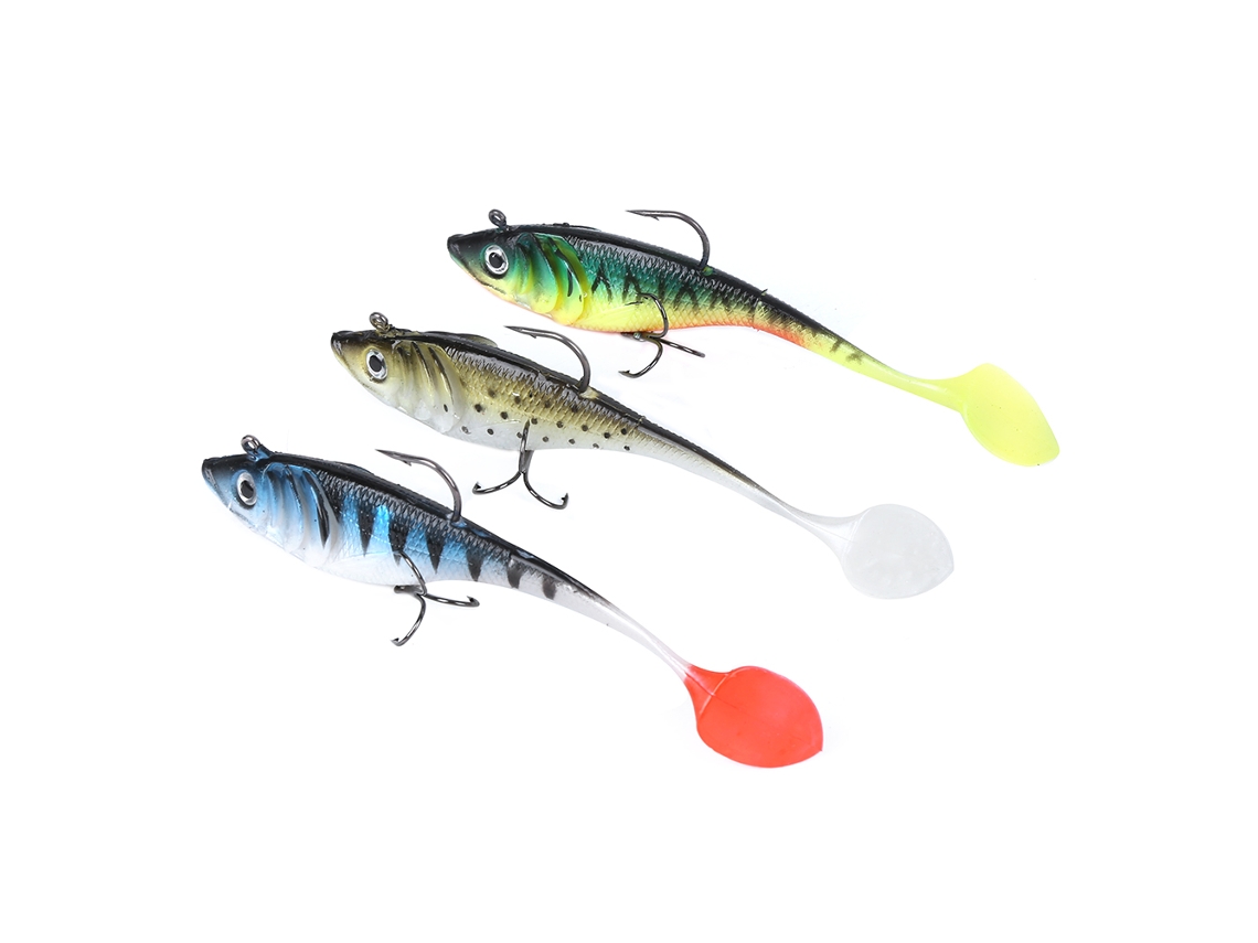 Isca Artificial Soft Coating T Tail Simulada Para Pesca Marítima Com Anzóis E Lure Bait Weever Acessório De Pesca 110g