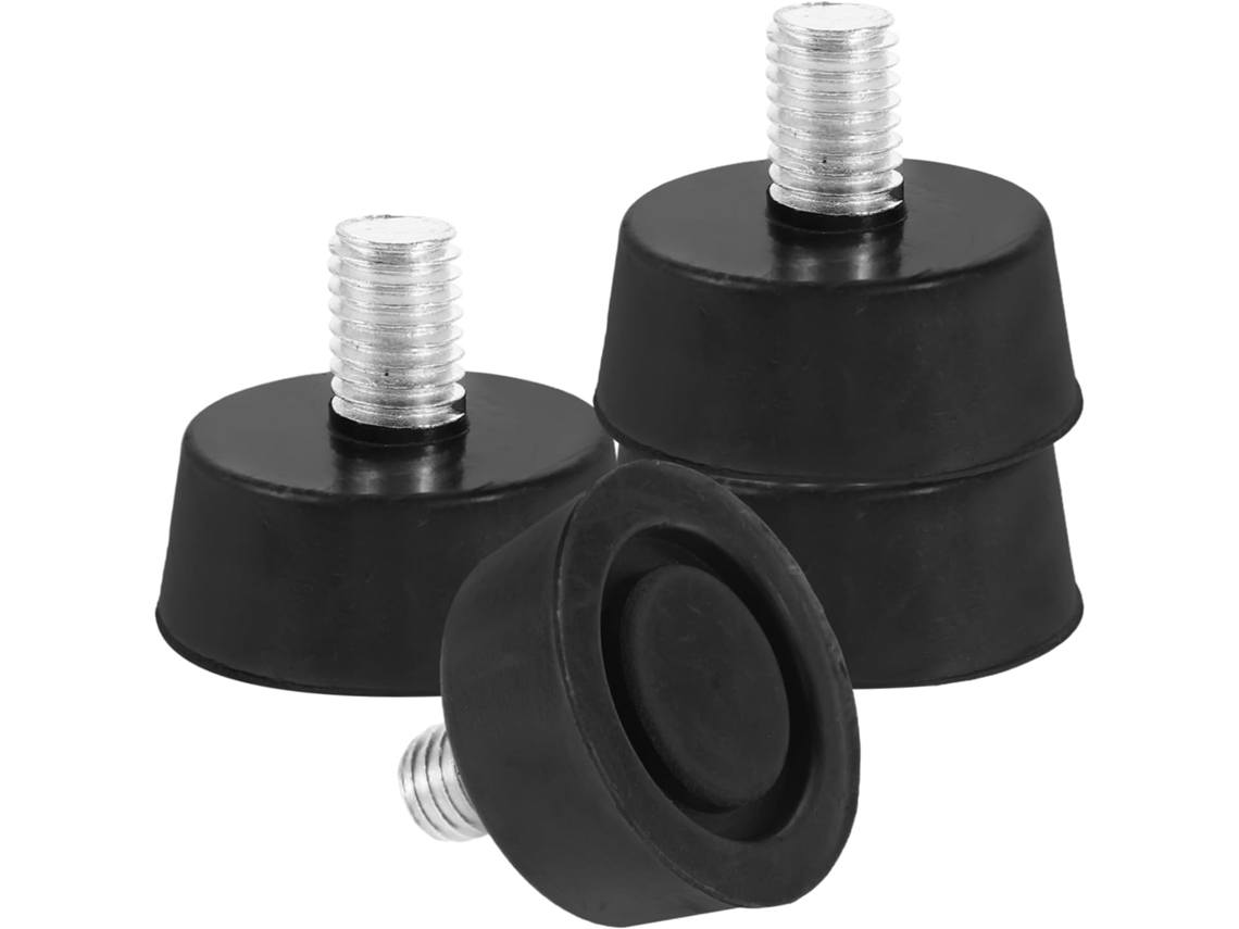 Tehaux Conjunto De 4-parafusos Ajustáveis Almofadas Borracha Para Niveladores Pés Cadeiras, Pés De Armários E Móveis