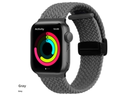 Correia Apple Watch Ultra 2, Fecho Magnético Dobrável, Trançada, Compatível com Apple Watch CHABERLU