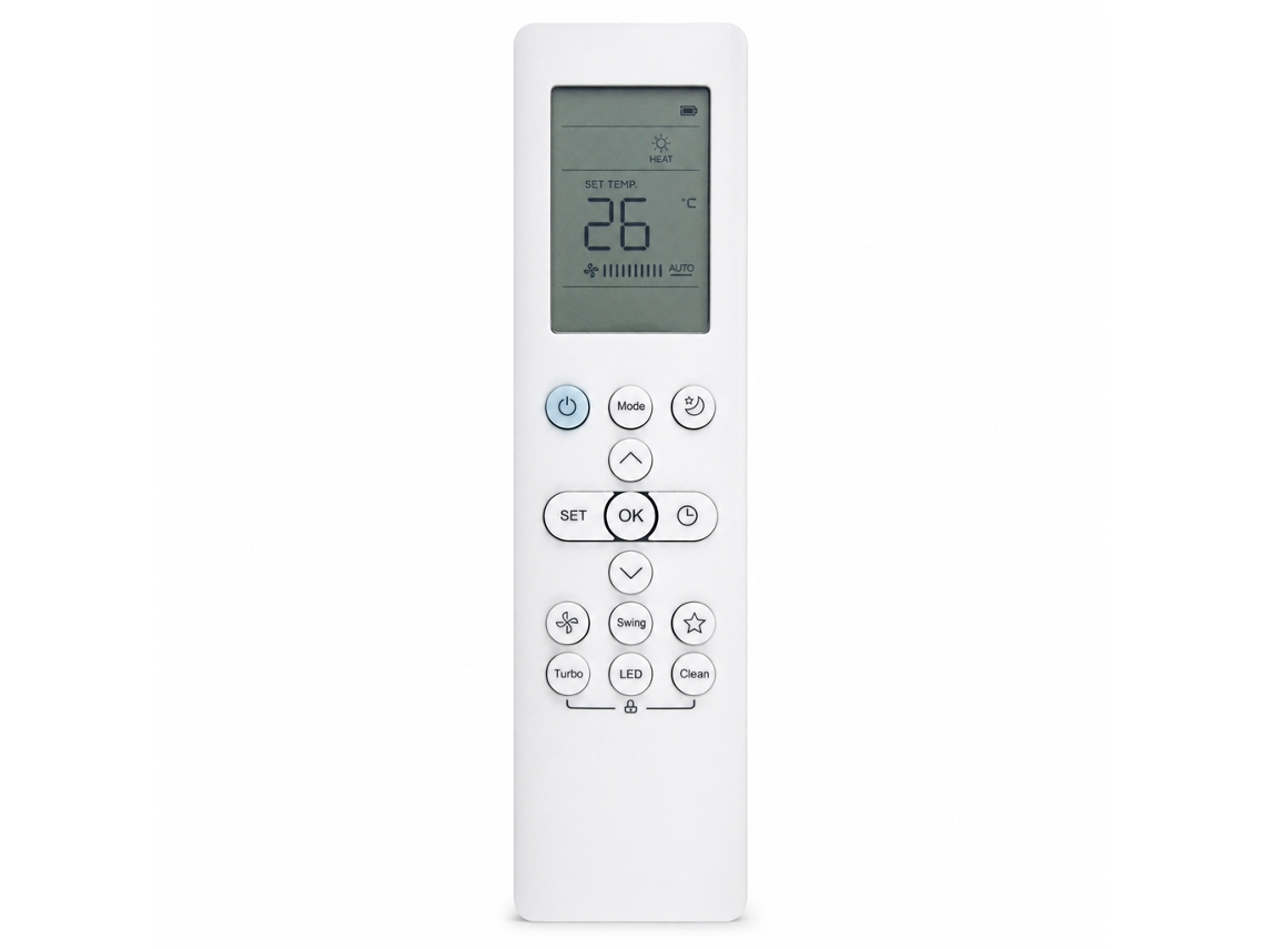 Comando Para Ar Condicionado Compatível Com Funiki E Midea Rg10b10(e2)/bgef E Rg10b7(e2)bgef