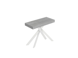 Consola Extensível 90X40/300 Cm Saki Premium Pernas de Betão Branco ITAMOBY