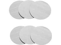 Placas Redondas De Ferro De 60 Mm, Resistentes À Oxidação E Autoadesivas.