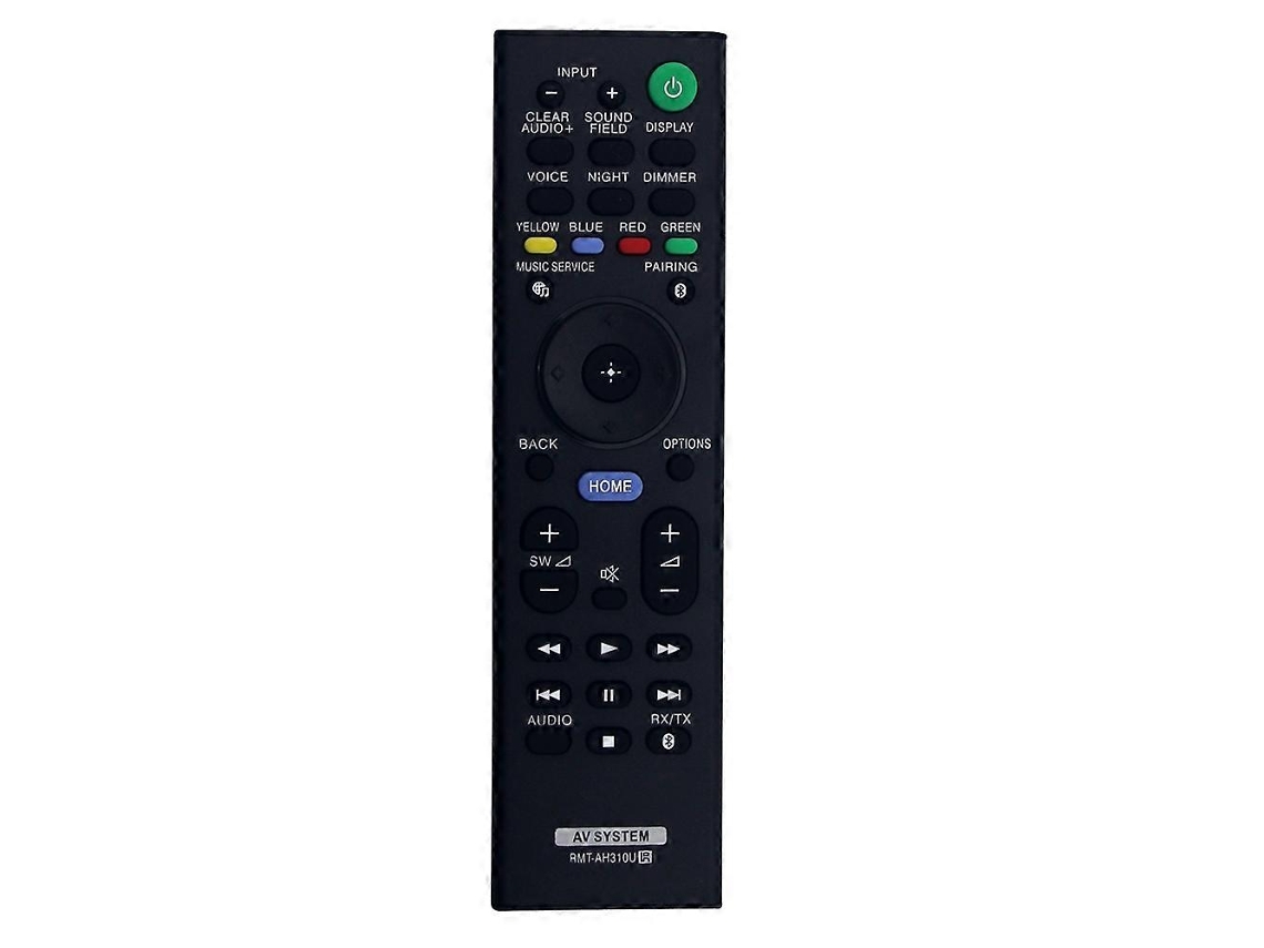 Controle Remoto Rmt-ah310u Para Soundbar Sony Ht-ct800 Ht-mt500 Ht-st5000 Sa-ct800 Sa-mt500 Sa-st5000 Htct800 Htmt500