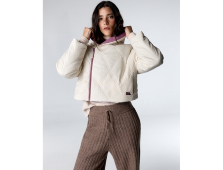 Jaqueta Feminina Black Limba Reversível Kai Bege (xl)