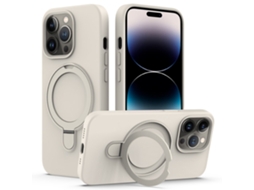Suporte Casa Quedas Antigo Para Iphone 14 Pro Silicone Magnética Branco