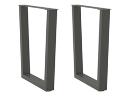 Dining Table Leg, Dining Table Legs Vidaxl Antracite Aço (70 X (72-73.3) Cm)