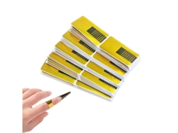 Conjunto com 200 Suportes de Papel Dourado para Unhas AURUM