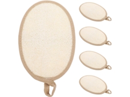 Conjunto Upkoch Com 5 Esponjas Esfoliantes Faciais De Bucha Vegetal Natural, Macias E Fáceis De Limpar, Ideais Para