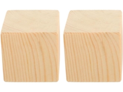 Pés de Cama Madeira, Elevadores Móveis, 6 Cm Feitos Maciça para Sofá e Mesa, Plataformas CHABERLU