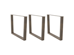 Dining Table Leg, Dining Table Legs Vidaxl Marrom Aço (100 X (72-73.3) Cm)