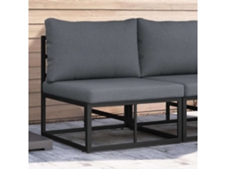 Vidaxl Móveis Para Exterior Metal Preto E Anthracite 70 X 71,5 X 71 Cm