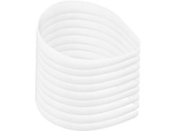 Conjunto De 20 Tiaras De Plástico Branco Liso, Flexíveis E Sem Dentes, Acessórios De Cabelo Para Mulheres
