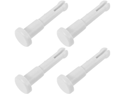 Conjunto de 4 Alfinetes de Papel Heallily, Acessórios de Plástico para Queixeira, Ideal para Óptica, Fácil de Usar e