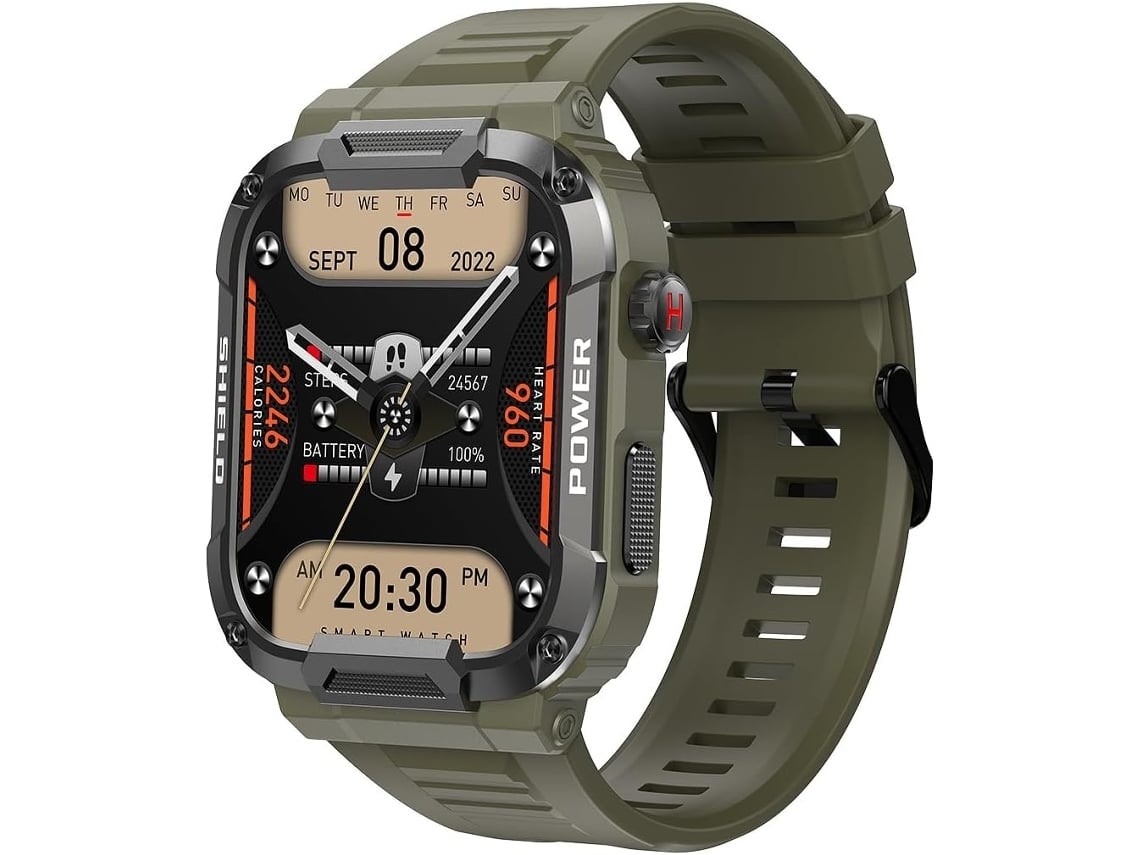 Relógio Inteligente De Tela Grande De 1 85 Para Homens Android Militar Relógios Inteligentes Relógio De Fitness Masculino Fazer / Atender Yunzii