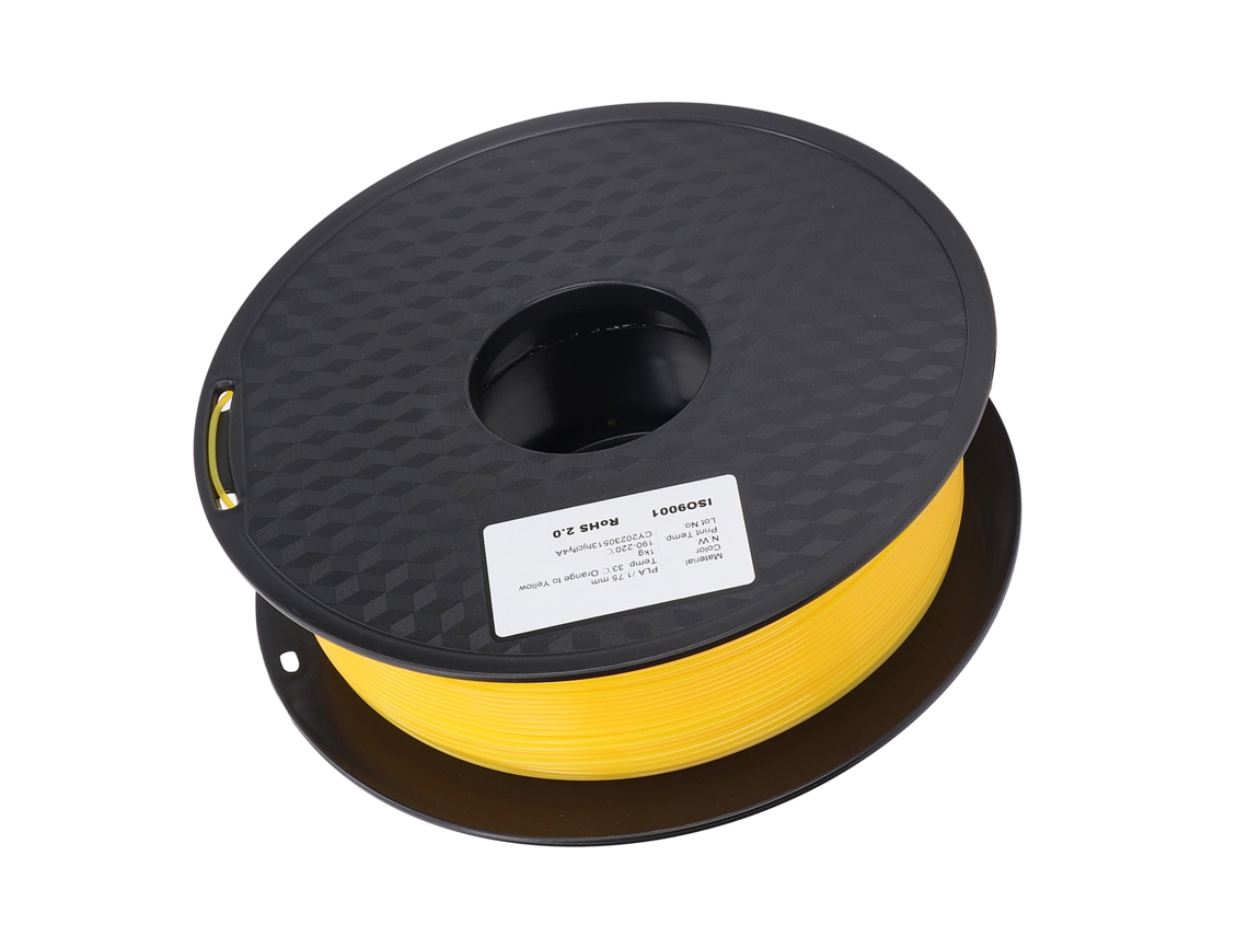 Filamento Pla 1.75mm Gradiente Naranja-amarillo Impermeable Para Impresión 3d