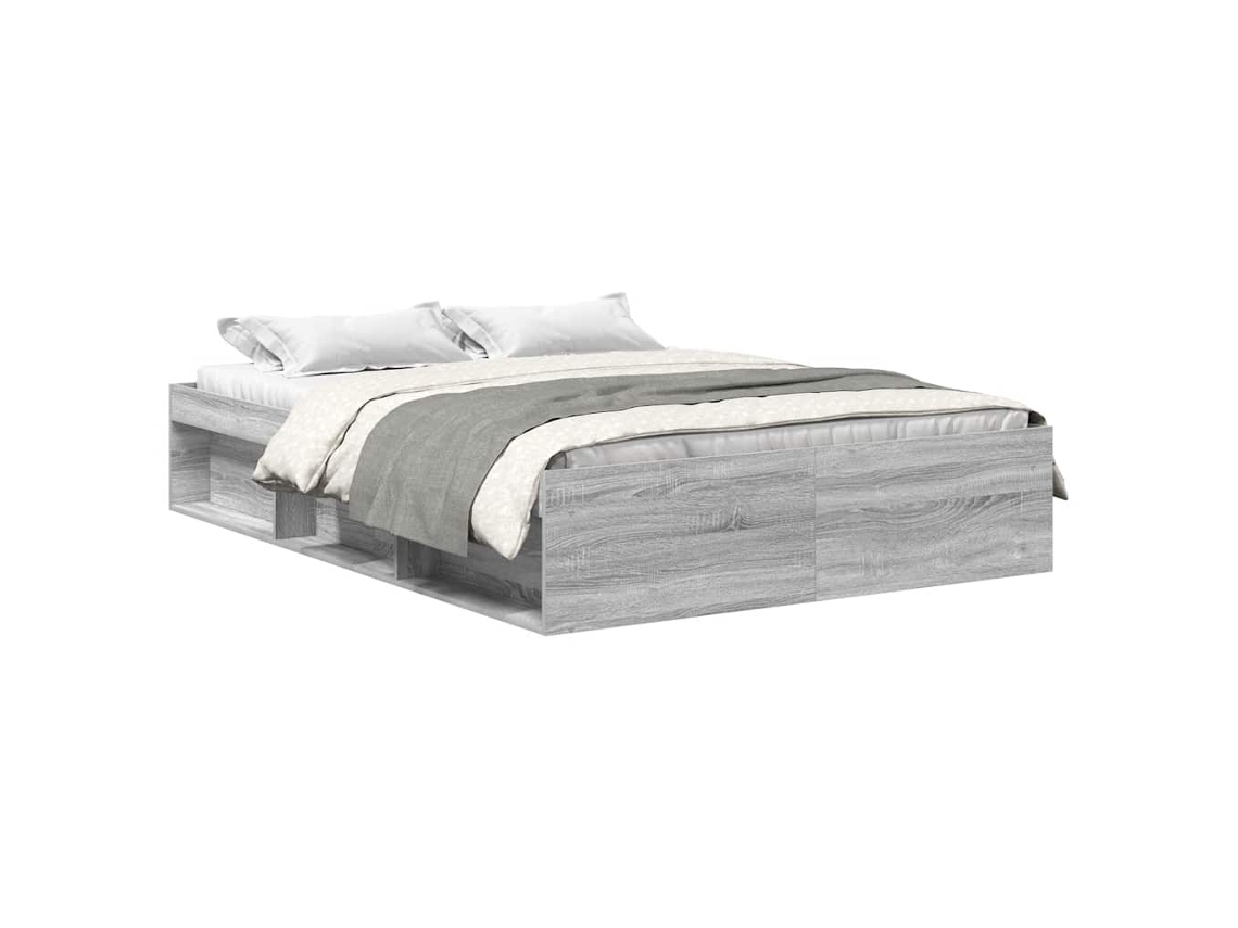 Estrutura de Cama 120x200 Cm Cinza Sonoma MAISON EXCLUSIVE