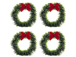 Guirlanda De Natal Com Enfeites Brilhantes Para Porta, Cozinha, Decoração De Interiores E Janelas. Hengjian