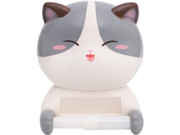 Suporte de Papel Higiênico Decorativo Parede Gato Fofo PVC Criativo S/MARCA