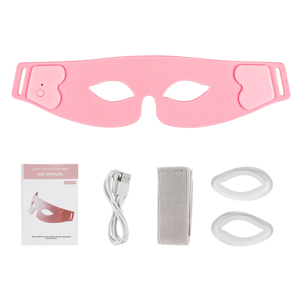 Massageador Ocular 3d (rosa), Dispositivo Para Cuidados Com Os Olhos, Alivia Olheiras E Fadiga Ocular.