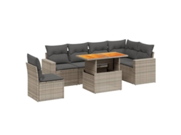 Garden Sofa Set, Garden Sofa Sets Vidaxl Cinzeto Rattan / Vime (n/a)