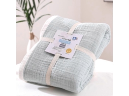 Cobertor De Musselina 100 Algodão Para Adultos, Cobertor De Musselina Respirável De 6 Camadas, Cobertor De Cama Leve, Cobertor De-aquaforge