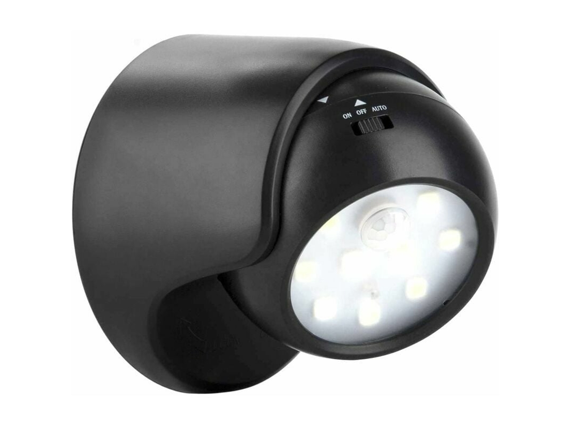 Luz Led, Sensor De Movimento, Alimentação Por Bateria, Para Utilização Em Ambientes Interiores Ou Exteriores